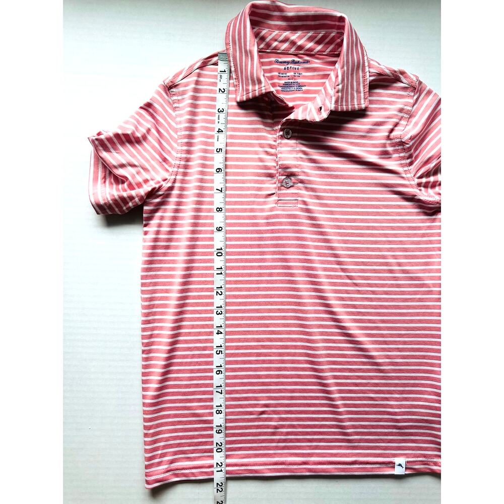 Children's Tommy Bahama Active Striped Polo Shirt - Size M - Picture 7 of 7